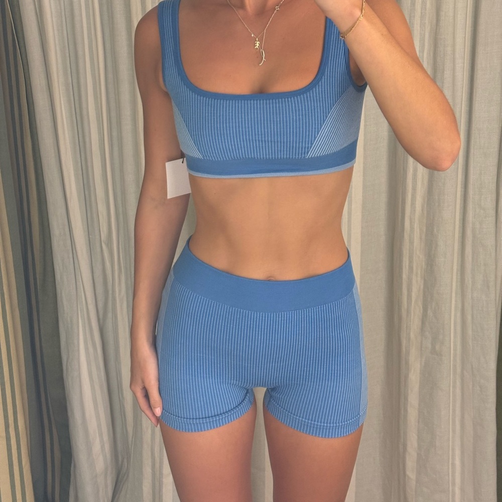 Nagnata Classic Wool Houndstooth Bralet and Mini Short M/L